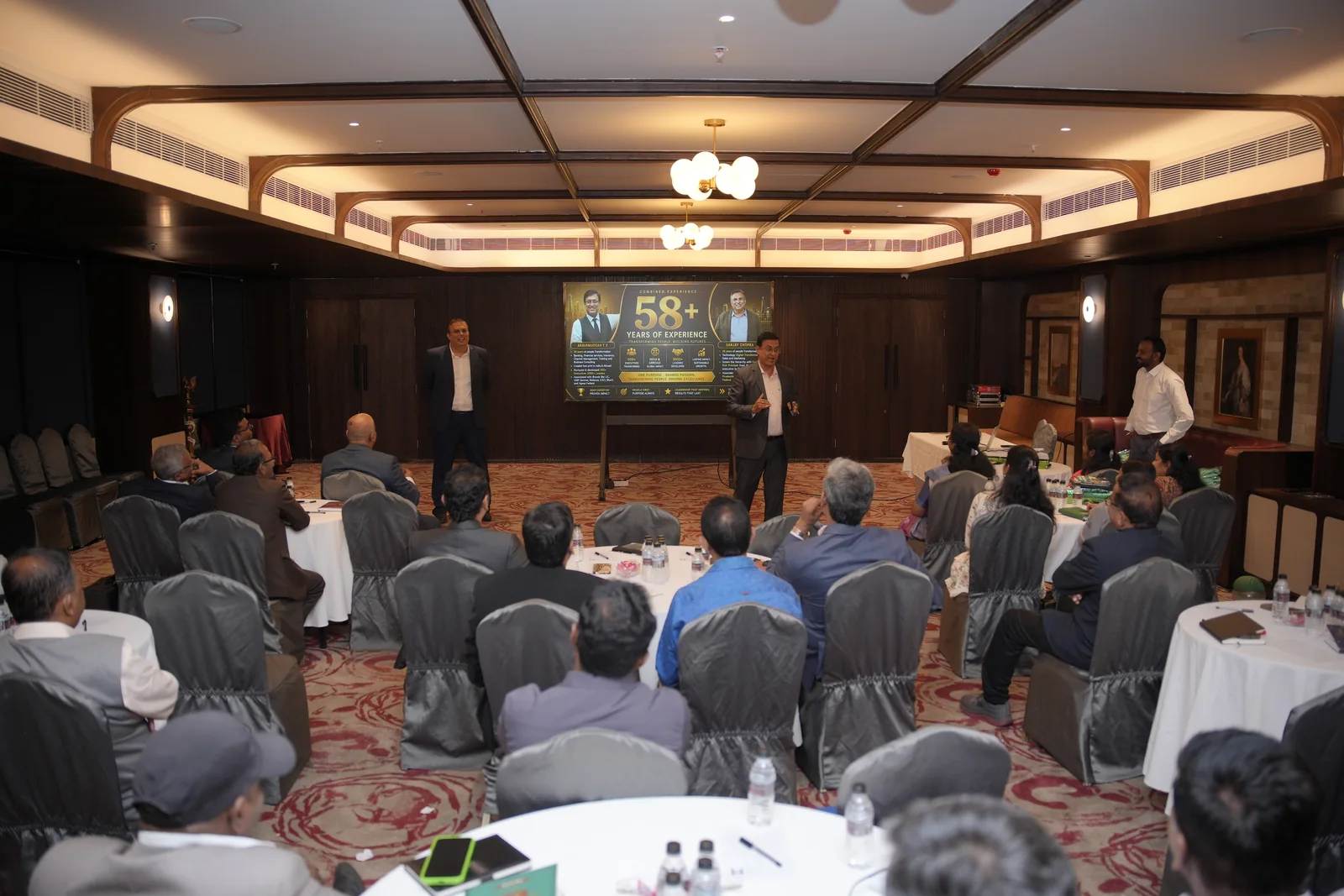 A mentoring session in progress at the INFINPRO Leadership Summit